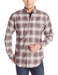 Wolverine Men's Flame Resistant Plaid Twill Shirt