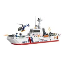 WOMA C0134 0134  ĐỘI THỰC THI PHÁP LUẬT HÀNG HẢI TÀU CẢNH SÁT BIỂN bộ đồ chơi xếp lắp ráp ghép mô hình City COAST GUARD Thành Phố 1213 khối