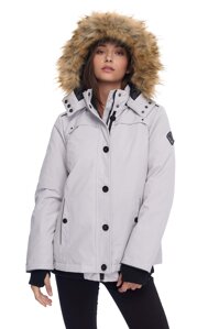 Women's Down Bomber Jacket Winter Coat