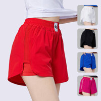 Women's Quick-Drying Thin High-Elastic Sports Dancing Shorts Fitness Fashion Running ksK0