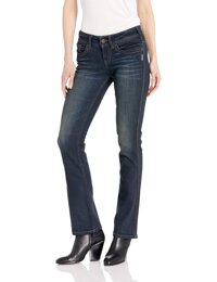 Women's Suki Curvy Fit Mid Rise Slim Bootcut Jeans