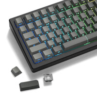 Womier 121 Phím Keycaps in bên hông Cherry Profile Double Shot Shine Through Key Cap cho 60% 65% 70% 100% Cherry Gateron MX Switches Bàn phím cơ