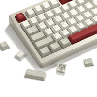 Womier 138 Phím Cherry Profile Retro Grey Keycaps Double Shot PBT Keycap cho 65% 75% 100% Cherry MX Switch Bàn phím chơi game cơ