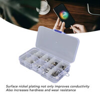 [Won] 100 Cái Đầu Nối Micro USB Loại B Ổ Cắm Jack Mini Nữ 10 Loại Có Hộp Bảo Quản Cho Sản Phẩm Kỹ Thuật Số