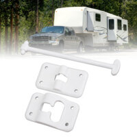 [Won] 4 Bộ Giá Đỡ Cửa Phong Cách T 6 Inch Bắt Chốt Chặn Có Ốp Lưng Và Vít Gắn Cho Xe Kéo Du Lịch RV