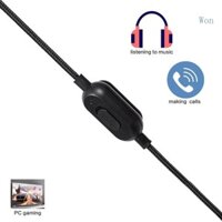 Won Cáp Tai Nghe 3 Dây Nối Dài Jack 5 Mm Có Micro Boom Áp Dụng Cho Tai Nghe Chơi Game WH-1000XM4 1000XM3