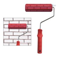 Won Họa Tiết Con Lăn Tranh Con Lăn Trang Trí Dập Nổi Cao Su Hộ Gia Đình Sơn Công Cụ