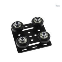 Won Mini V Giàn Thanh Tấm Có Bánh Xe Cho V-Slot Nhôm Hồ Sơ 3D Máy In Phụ Kiện Bộ Phận Cho CNC Kossel Nema