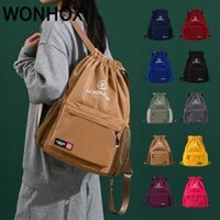 WONHOX Ba lô , Túi thể thao dây rút dung tích lớn, Túi tập thể dục chống nước mềm