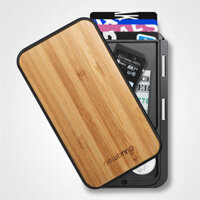 Wood PC ID Credit Card Holder Wallet Blocking Case Outside Pocket Cards Elastic Bandage Card Bags Business Gifts