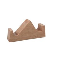 Wood Universal Cell Phone Desktop Stand Holder For Phone Tablet- Tai Chi Kun - Mountains