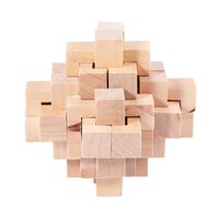 WoodPuzzle Brain Teaser Toy Games for Adults / Kids