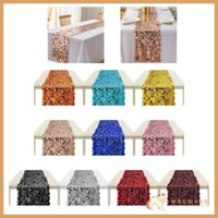 Woow Shimmering Polyester Sequins Table Runner Trang trí cho sinh nhật Vòi hoa sen cho bé
