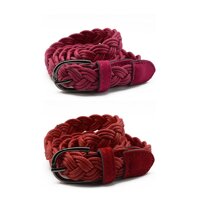 WORE Belt Braided Peoples Genuine Leather Casual Belt Different Colors