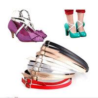 WORE Detachable PU Leather Shoe Straps Laces Band for Holding Loose High Heeled Shoes