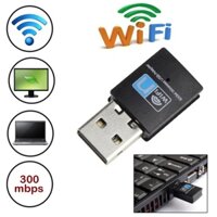 Worldmart - Bộ thu sóng wifi 300Mbps USB Wifi Wireless Adapter Realtek