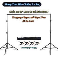 worldmart - Khung treo cố định màn chiếu MultiScale Stand, khung nền Studio, khung Backdrop (2 x 3 mét)