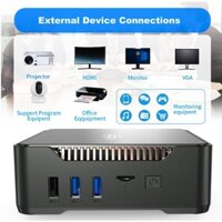 worldmart - Máy tính mini PC BOX Mini Dual HDMI Intel Gemini Lake J4125 Ram8G + 128Gb (tích hợp win 11Pro)