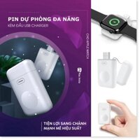 Worldmart - Worldmart - PIN DỰ PHÒNG ĐA NĂNG KÈM ĐẦU USB CHARGER CHO APPLE WATCH: TIỆN LỢI SANG CHẢNH, MẠNH MẼ HIỆU SUẤT