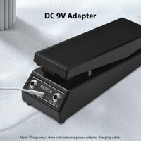 WOTAO Bàn Đạp Ghi Ta Cổ Điển Wah Hiệu Ứng Âm Thanh WAH-WAH Stereo 6.35mm Đầu Vào/Đầu Ra DC 9V Màu Đen