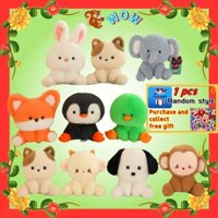 Wow Kawaii Động Vật Sang Trọng Đồ Chơi Thỏ Dễ Thương Chó Sư Tử Cáo Gấu Trúc Sang Trọng Búp Bê Lợn Vui Nhộn Mèo Cừu Salamander Đồ Chơi Nhồi Bông Mềm Đồ Chơi Cho Bé Trang Trí Máy Tính Để Bàn Búp Bê Bé Gái Quà Tặng Sinh Nhật Quà Tặng Giáng Sinh