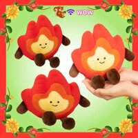 Wow Ngọn Lửa Sang Trọng Đồ Chơi Đích Thực Duoai Nhỏ Lửa Túi Đeo Vai Móc Khóa Mặt Dây Chuyền Phòng Ngủ Gối Đệm Búp Bê Nhồi Bông Trẻ Em Búp Bê Bé Gái Quà Tặng Sinh Nhật Quà Tặng Giáng Sinh