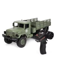 WPl B16 xe tải quân sự điều khiển từ xa 1/16 6wd 3 cầu RC Truck B-16 sóng 2.4Ghz khung kim loại