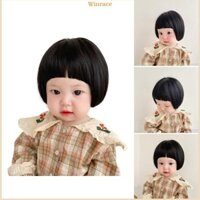 Wrc Bé Gái Mũ Tóc Ngắn Trẻ Em Xoăn Tóc Giả Mũ Rayon Mũ Tóc Cho Trẻ Em Chụp Ảnh
