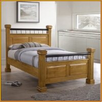 Wrought Iron : Giường Ngủ Châu Âu - Kích Nệm 1m4 x 1m93