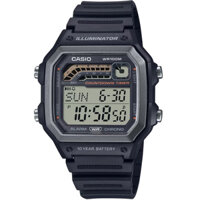 WS-1600H-1AVDF | Đồng Hồ Casio | Nam | Dây Nhựa | Pin 10 Năm | Chống Nước WR100M
