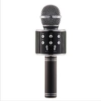 WS 858 Micro Không Dây Chuyên Nghiệp Condenser Mic Hát Karaoke Bluetooth Đứng Đài Phát Thanh Mikrofon Phòng Thu Âm Phòng Thu Ws858