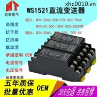 Ws1521 Máy cách ly biến áp DC Mô-đun chuyển đổi dòng điện 4-20mA 0-10V5V75mV v.v.