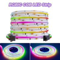 Ws2811 Dải đèn LED COB có thể định địa chỉ DC12V 24V WS2812B 720Leds / m Mật độ cao Linh hoạt Màu giấc mơ 12mm FCOB COB Đèn băng