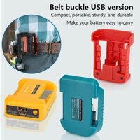 Wss 1 Phụ Kiện DIY Cho Makita 18V Có USB Có Giá Đỡ Pin Type-C BL1840 BL1850 BL1860 Sạc Adapter Sạc Sạc Nhanh Mới