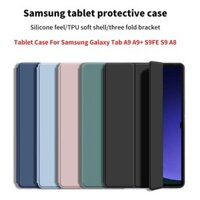 Wss Dành Cho Samsung Galaxy Tab A9 Plus S9FE A8 Ốp Lưng Silicon Máy Tính Bảng Đứng Dành Cho Samsung Galaxy Tab A9 Vỏ Bảo Vệ Mới