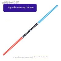 △☄◘wt4e3vhml7Thanh kiếm lazer Star Wars Ánh sáng đồ chơi phát đèn flash huỳnh quang cho trẻ em-zgpC