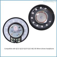 Wu 2x Trình điều khiển bộ loa thay thế DIY cho tai nghe OE2 AE2 QC3 QC15 QC25 QC35