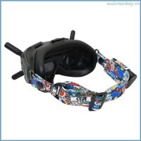 Wu 3 trong 1 Dây đeo đầu có thể điều chỉnh Vỏ ống kính cáp cho kính FPV V2