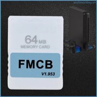 Wu Di Động Đĩa Cứng Trò Chơi Khởi Động Thẻ Nhớ Chuyên Nghiệp v1 953 Thẻ Nhớ FMCB 8 16 32 64MB Cho Máy Chơi Game PS2