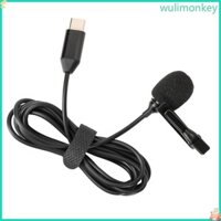 Wu Kẹp Di Động Trên Micro Condenser 1 5m Chiều Dài Cáp Ve Áo Lavalier Mic Cho Camera Tăng Cường Âm Thanh