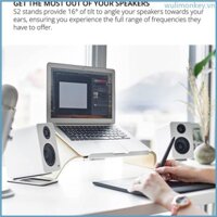 Wu Máy Tính Để Bàn Loa Giá Đỡ Kim Loại Loa Máy Tính Giá Đỡ Nghiêng Giá Đỡ Disply Kệ Cho Kanto s YU4 Loa Hoạt Động