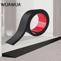 Wuawua Ngưỡng Cửa, Đường Cao Su Tự Dính 1M, Dải PVC Chống Mài Mòn Cầu Thang Chống Trượt Băng