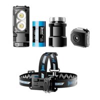 Wuben E7 1800lm Ultra-Compact and Lightweight LED Headlamp & Flashlight With 18350 Battery High Lumen Recheargeable Mini
