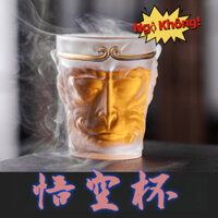 [Wukong] Cốc Thủy Tinh Cao Cấp 100ml Trà Lễ Kung Fu Trà Số Phận Người Cốc Nước