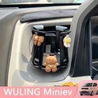Wuling Mini, Giá đỡ cốc có cửa thoát khí, Giá đựng cốc trà sữa trang trí nội thất ô tô Macaron