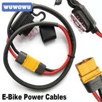 WUWOWU E-bike Cáp Điện Accessoreis Cầu Chì Dây Xe Đạp Điện XT60 Nữ Nam Cắm