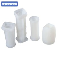 WUWOWU Silicone Set 4 Khuôn Silicon Làm Bánh Hình Trụ Cột La Mã Cổ Điển diy