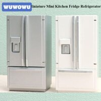 WUWOWU Tủ Lạnh mini Trang Trí Nhà Búp Bê 1 / 12 Có 2 Màu