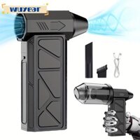 Wuyear 130000Rpm Turbofan, Loại bỏ bụi Tốc độ gió 52m / s Snow Whiz Led Turbo Blower, Máy hút bụi Mini Máy thổi bụi mạnh mẽ Quạt phản lực công suất cao Làm sạch ô tô