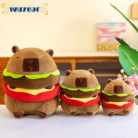 Wuyear Hamburger Capybara, Gối 20 / 26 / 36 Cm Kapibala Búp Bê Sang Trọng, Động Vật Hoạt Hình Lông Tơ Chất Lượng Cao Biến Đổi Đồ Chơi Nhồi Bông Cô Gái